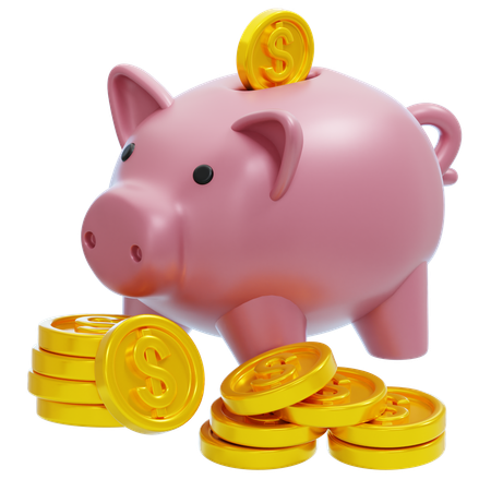 SAFE PIGGY BANK  3D Icon