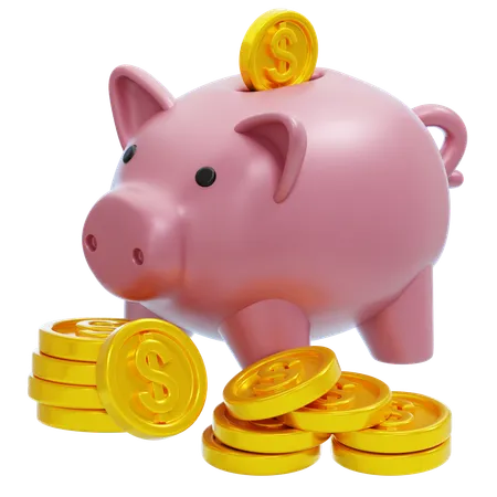 SAFE PIGGY BANK  3D Icon