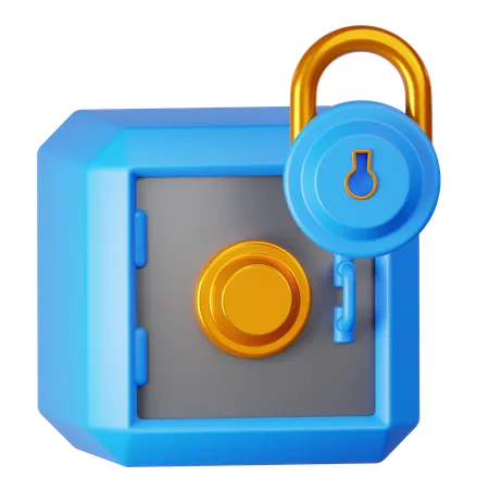 Safeschloss  3D Icon