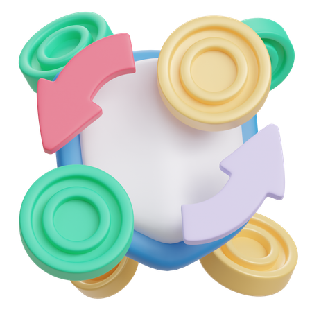 Safe Transfer  3D Icon