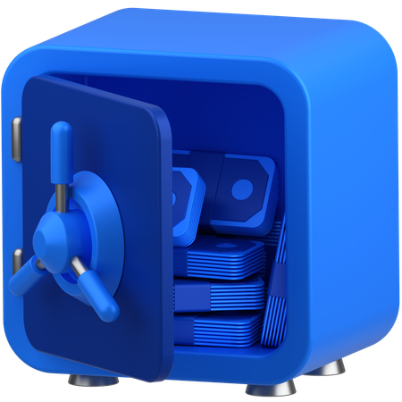 Safebox money  3D Icon