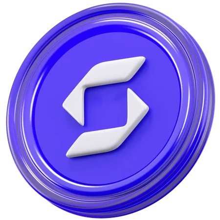 Cryptocurrency Wallet Security 3D Icon
