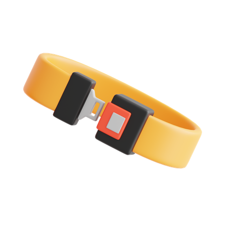 Safety Belt  3D Icon