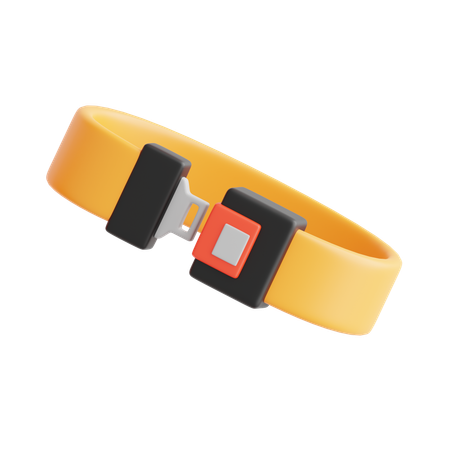 Safety Belt  3D Icon
