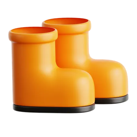 Safety Boot  3D Icon