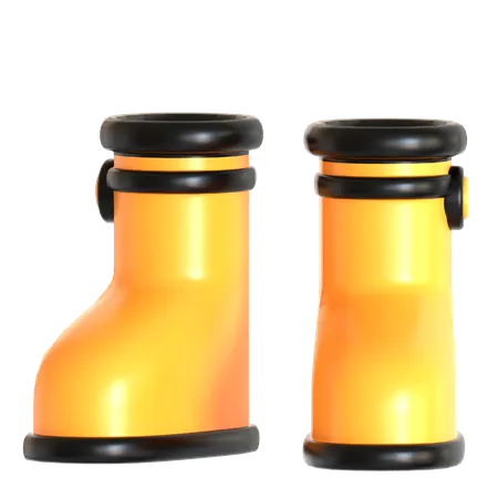 Safety Boots  3D Icon
