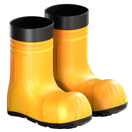 Safety Boots  3D Icon