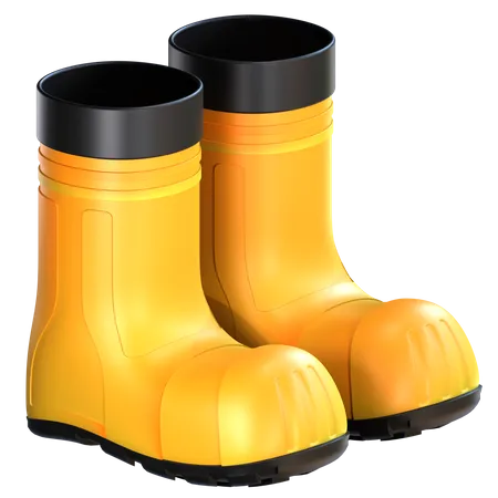 Safety Boots  3D Icon