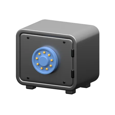 A Visual Representation Symbolizing Secure Storage Protection And Confidentiality Of Digital Assets Often Used In Financial Applications 3D Icon