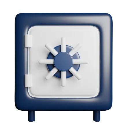 Safety Box Locker 3D Icon