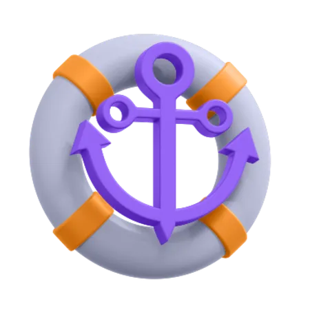 Safety Buoy  3D Icon