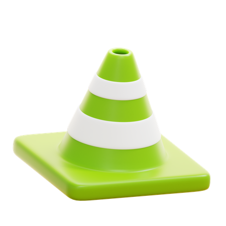 SAFETY CONE  3D Icon