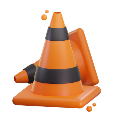 Safety Cone  3D Icon