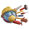 safety day emoji 3d