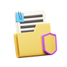 insurance document emoji 3d