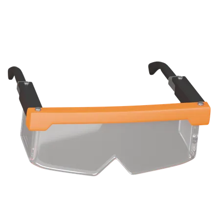 Safety Glasses 3 D Icon 3D Icon