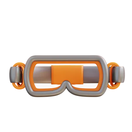 3 D Illustration Safety Glasses 3D Icon