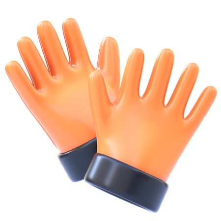 Safety Gloves  3D Icon