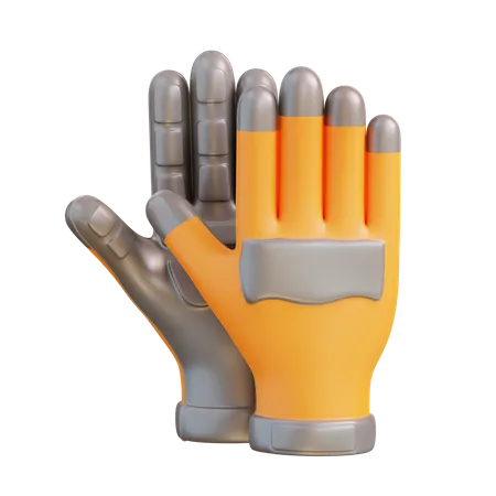 Safety Gloves  3D Icon