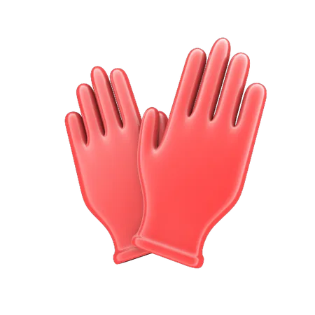 Safety gloves  3D Icon