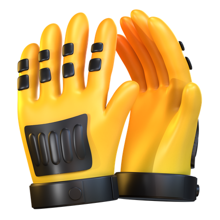 Safety Gloves  3D Icon