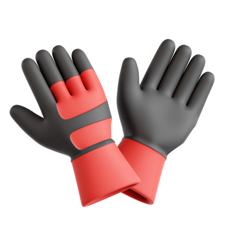 Safety Gloves  3D Icon