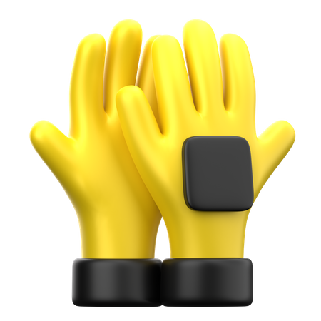 Safety Gloves  3D Icon