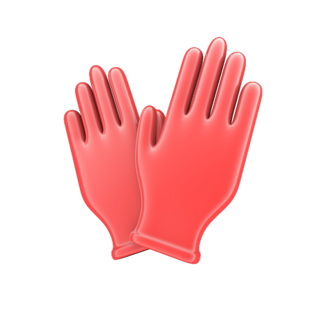 Safety gloves  3D Icon