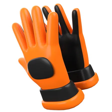Safety Gloves  3D Icon