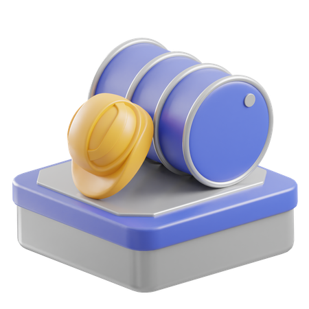 Safety Helm  3D Icon