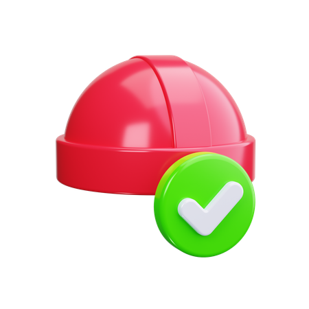 安全ヘルメット  3D Icon