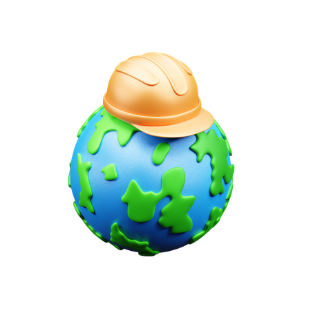 Safety Helmet  3D Icon