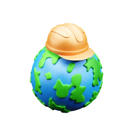 Safety Helmet  3D Icon