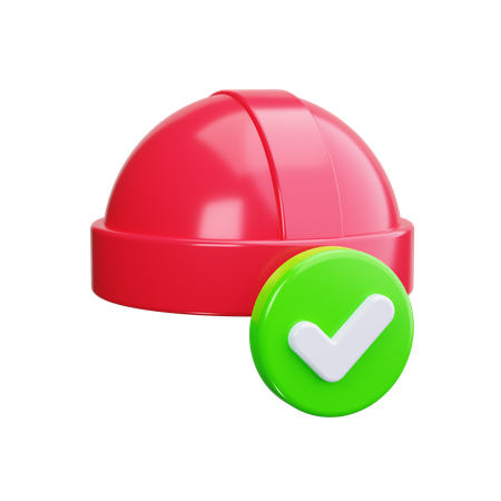 Safety Helmet  3D Icon