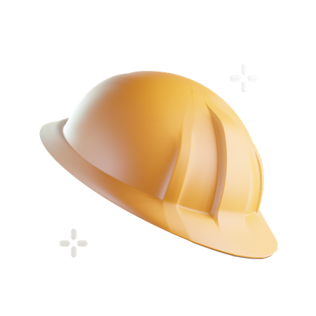 Safety Helmet 3D Icon