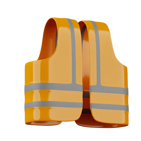 Safety Jacket  3D Icon