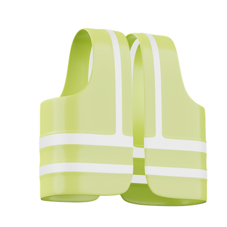 Safety Jacket  3D Icon