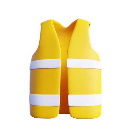 Safety Jacket  3D Icon