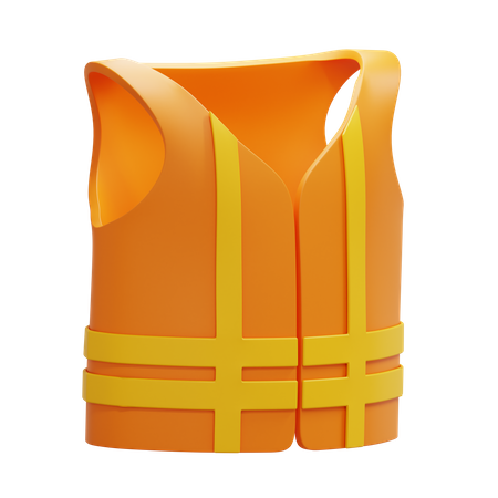 Safety Jacket  3D Icon