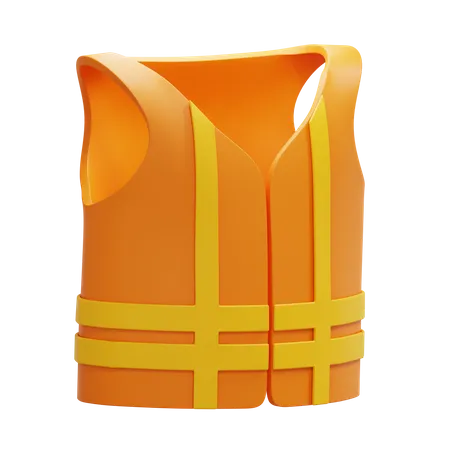 Safety Jacket  3D Icon