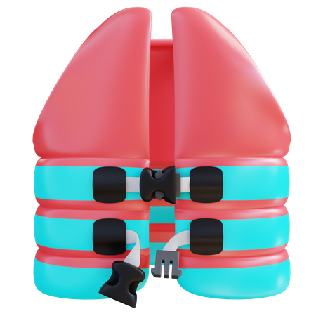 Safety Jacket  3D Icon
