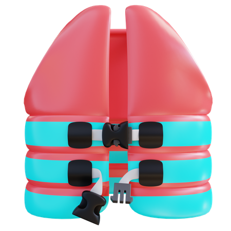 Safety Jacket 3D Icon