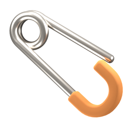 Safety Pin  3D Icon