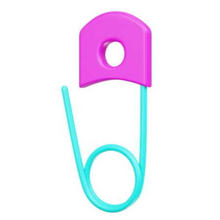 Safety Pin  3D Icon
