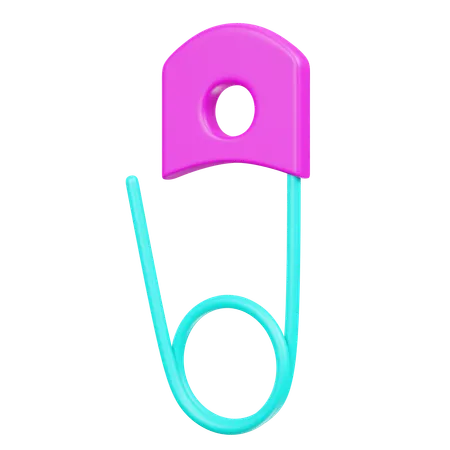 Safety Pin  3D Icon