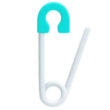 Safety pin  3D Illustration