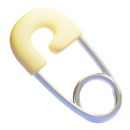 SAFETY PIN 3D Icon