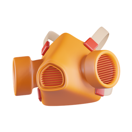 Safety Radiation Mask  3D Icon