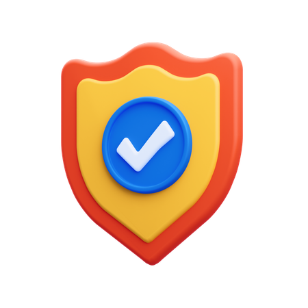 Safety Shield  3D Icon