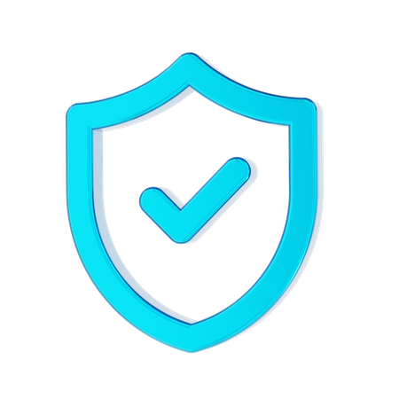 Safety shield  3D Icon